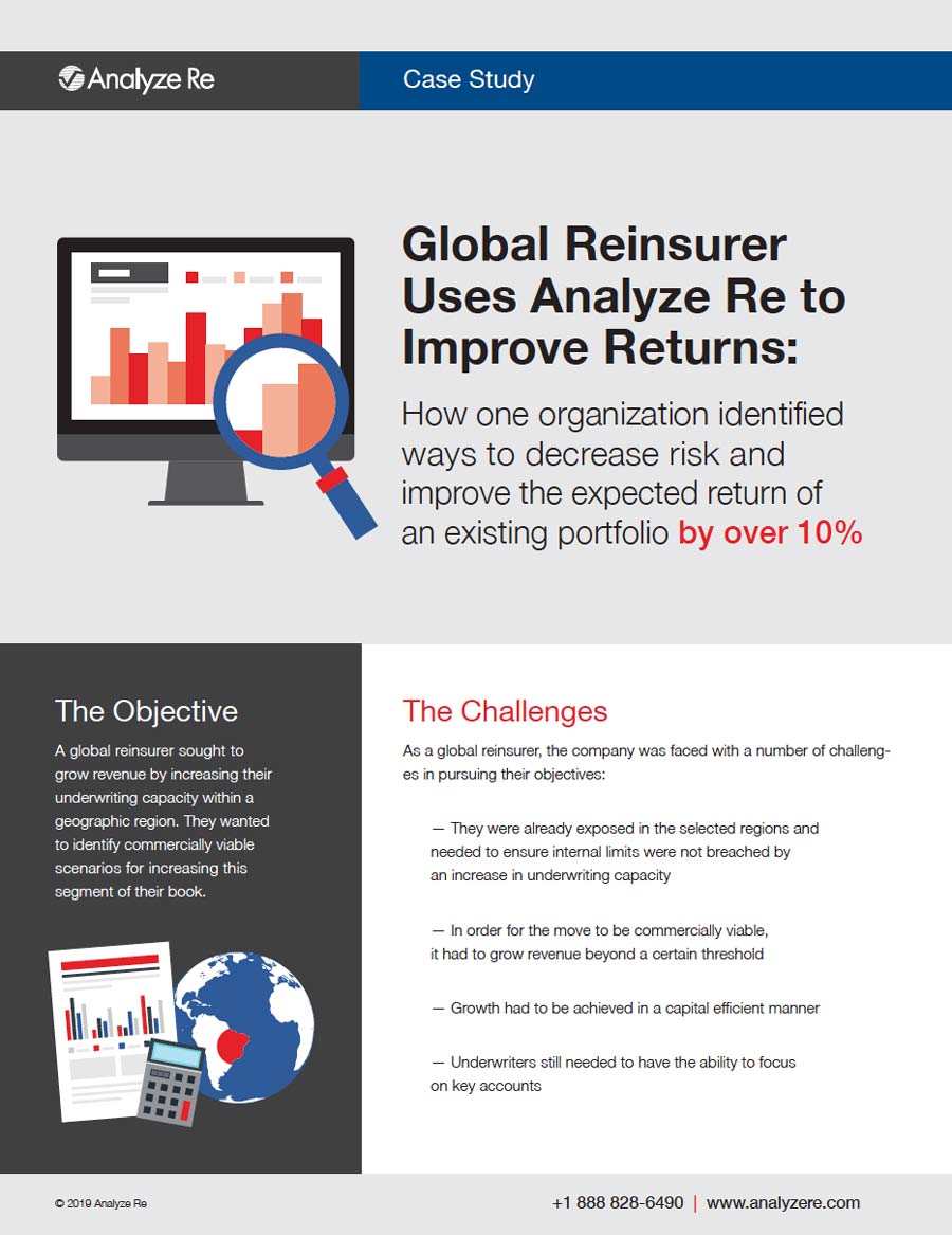 Global Reinsurer Uses Analyze Re to Improve Returns
